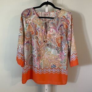 Saint Tropez West Multicolor Lightweight Blouse